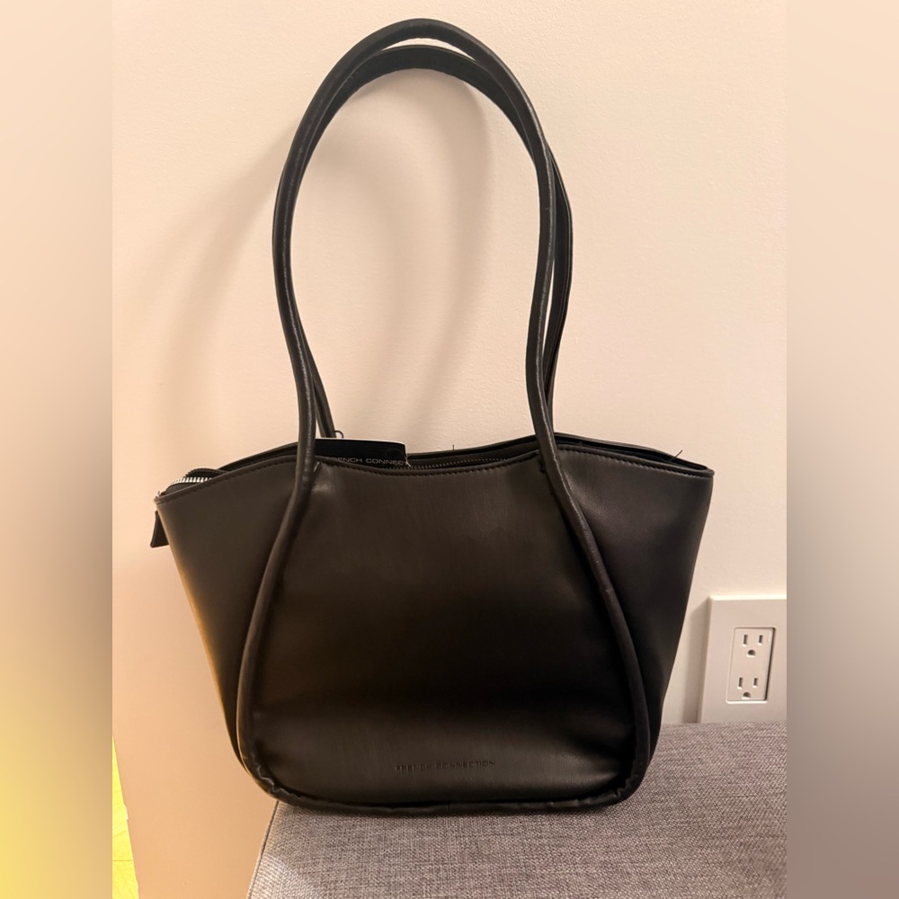 French Connection Black Tote Bag